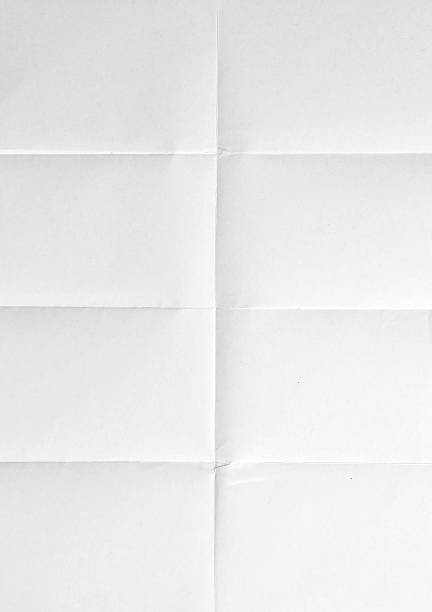istock white sheet of paper folded in eight 500021655