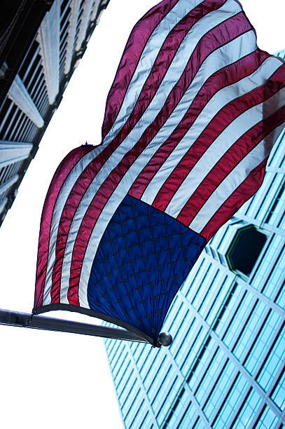 istock American Flag in the City 500022031