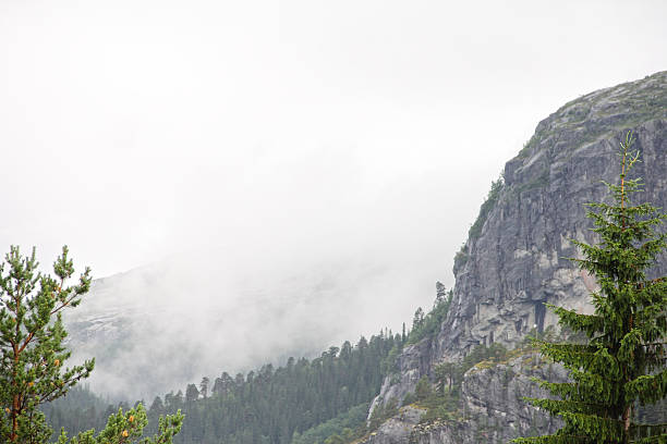 istock Foggy mountains of Norway 500022465