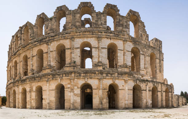 istock Roman biggest amphitheater in El Djem 500023145