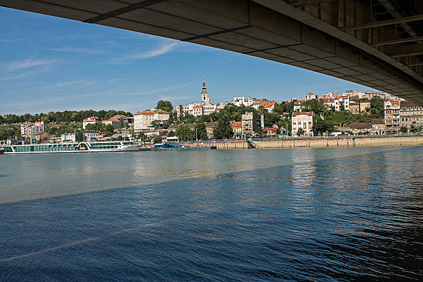 istock Bridge over the river Sava in Belgrade 500023445