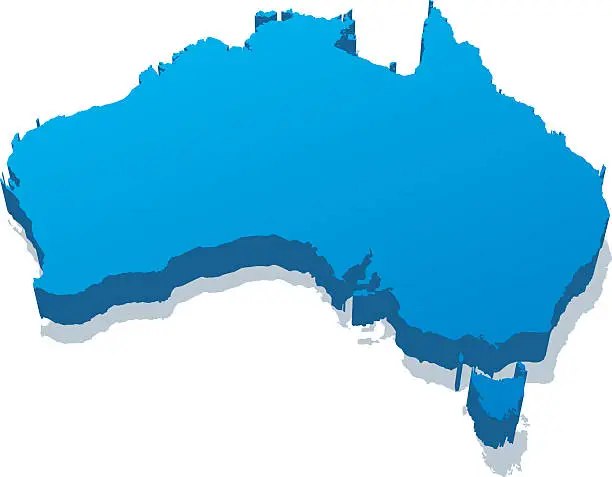 Vector illustration of Australia