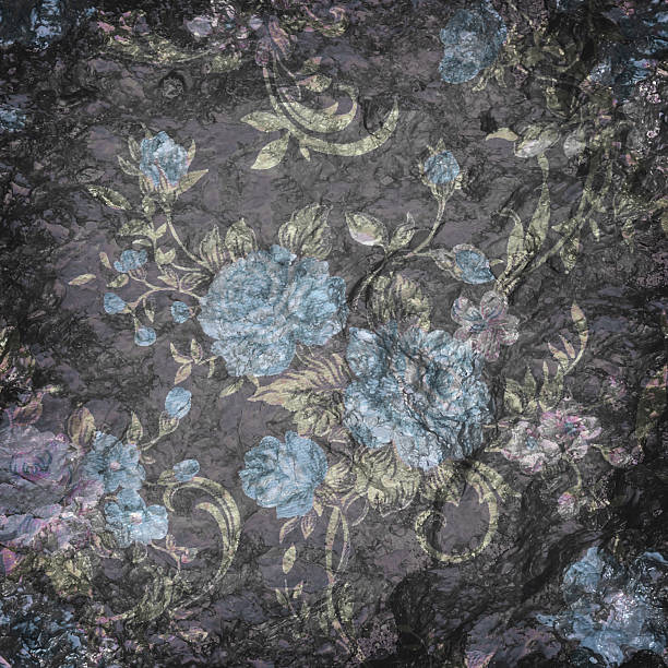 istock rose wallpaper on stone background  , Grunge design 500023941