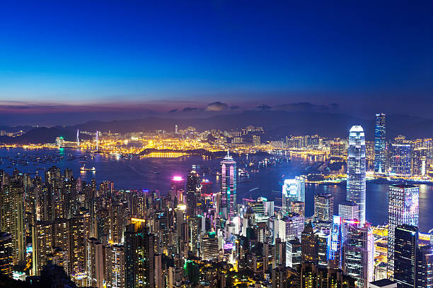 istock Hong Kong city at night 500024809