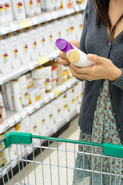 istock women comparing shampoo  in supermarket 500033943