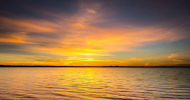 istock Seascape during sunrise. Beautiful natural seascape 500034486