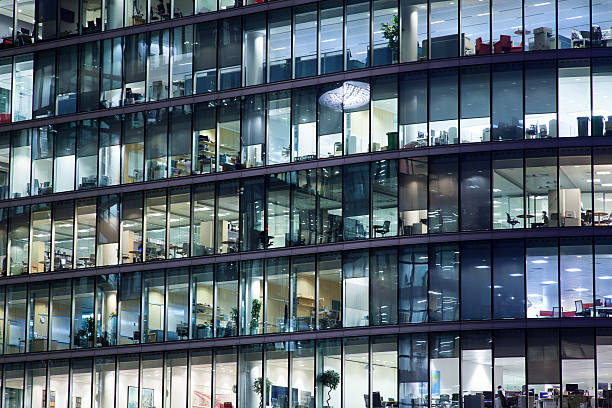 istock Window Skyscraper Business Office, Corporate building in London, England, UK 500035029