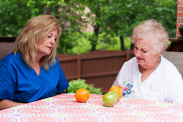 istock Speech therapy for aphasia rehabiliitation 500035203