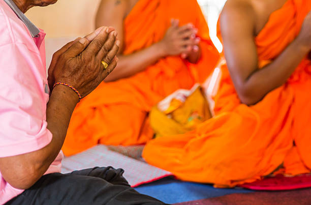 istock Monks of the religious rituals, Buddhist ceremony 500035907