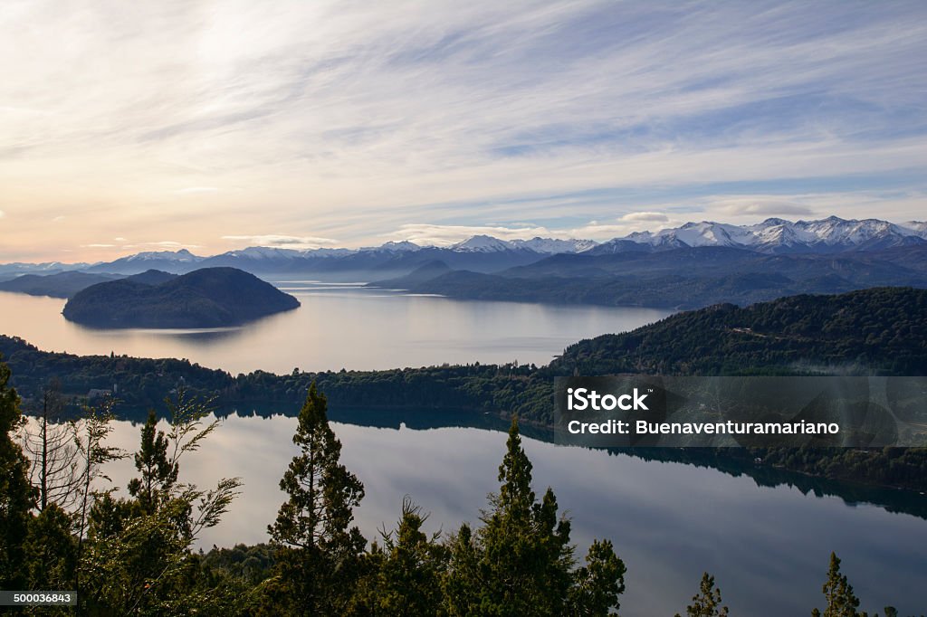 Lago Nahuel Huapi - Foto stock royalty-free di Acqua