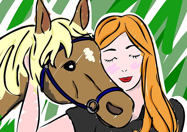 istock woman and her horse 500037091