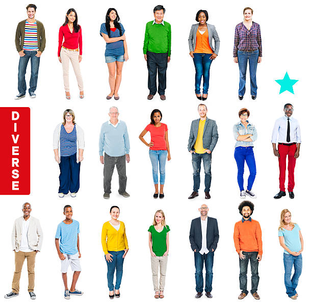 istock Group of Multiethnic Diverse Colourful People 500037523