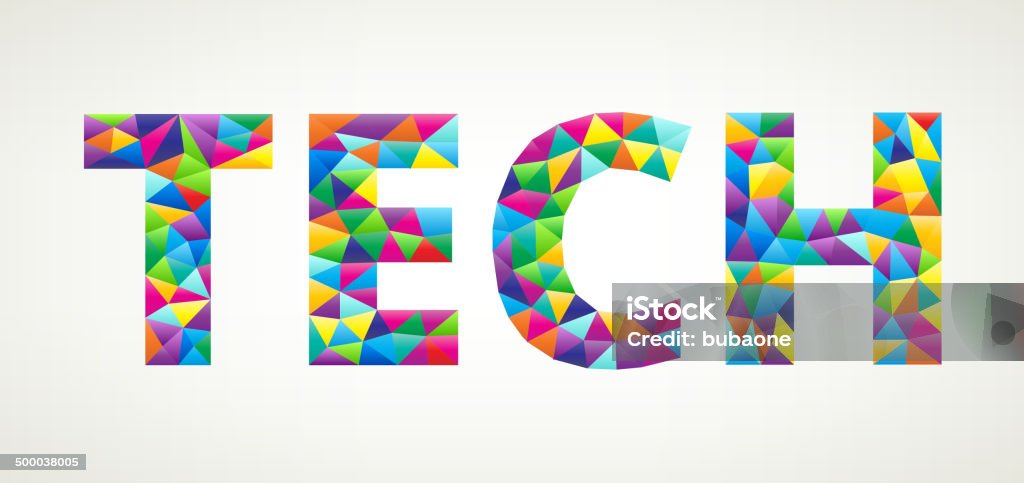 Tech Pattern Triangles Tech On Triangular Pattern Mosaic Royalty Free Vector Art Stock ...