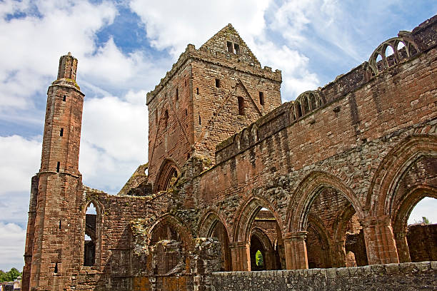 istock Sweetheart Abbey Side Landscape in Summer 500038617