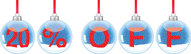 떨어져 snowglobeornaments 20 - number 20 percentage sign number glass stock illustrations