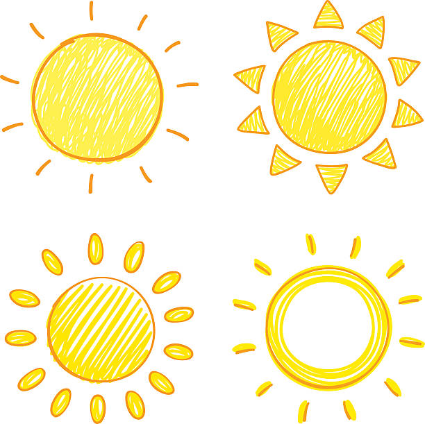 sun - sun sunlight symbol sphere stock-grafiken, -clipart, -cartoons und -symbole