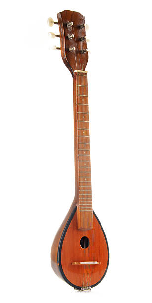 istock Greek musical instrument bouzouki isolated on white 500046996