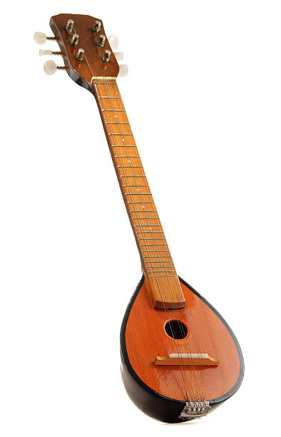 istock Greek musical instrument bouzouki isolated on white 500047324