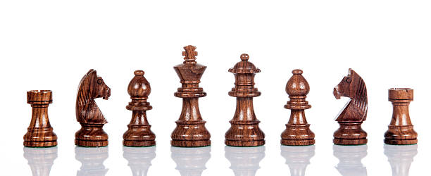 istock Wooden chess. Set of chess figures 500048208