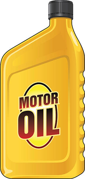 моторные масла литровый - motor oil bottle stock illustrations