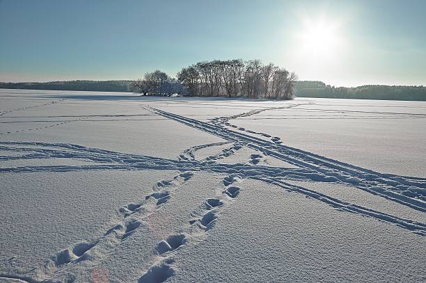 istock Winter Landscape, Frozen Lake 500062702