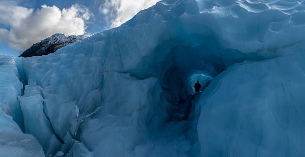 istock Ice cave, Fox Glacier, New Zealand. 500063132