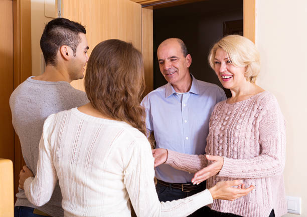 istock meeting at the door 500073546