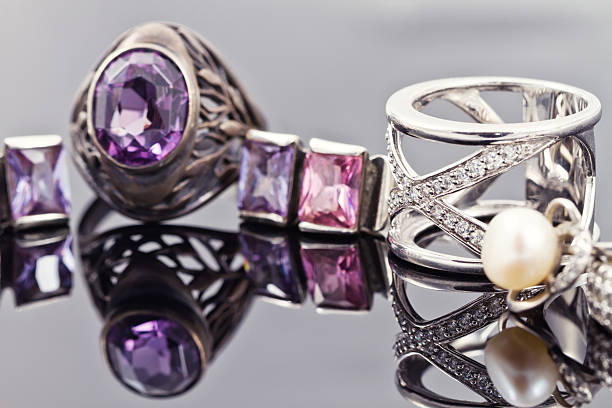 istock variety of silver jewelry 500074404