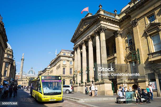 Theatre Royal Newcastle Stock Photo - Download Image Now - Newcastle-upon-Tyne, Bus, Shopping