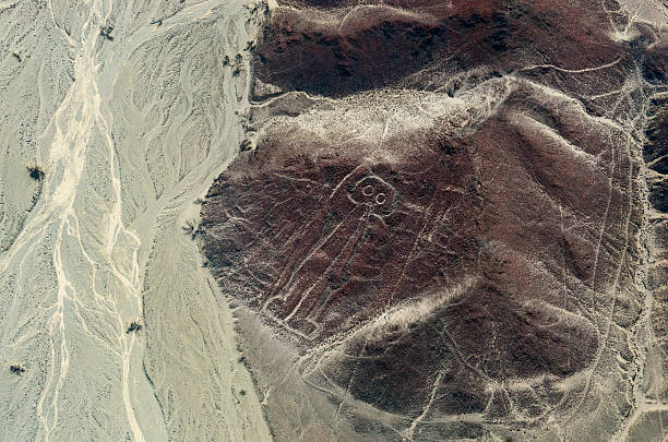 istock Geoglyphs and lines in the Nazca desert.  Peru 500078650