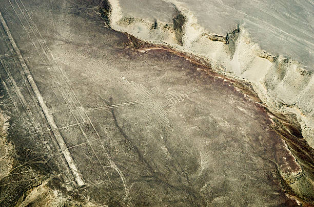 istock Geoglyphs and lines in the Nazca desert.  Peru 500079498
