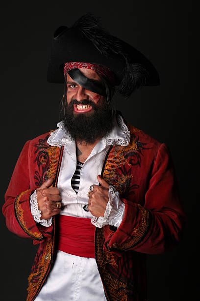 istock Portrait of handsome man in a pirate costume 500080324