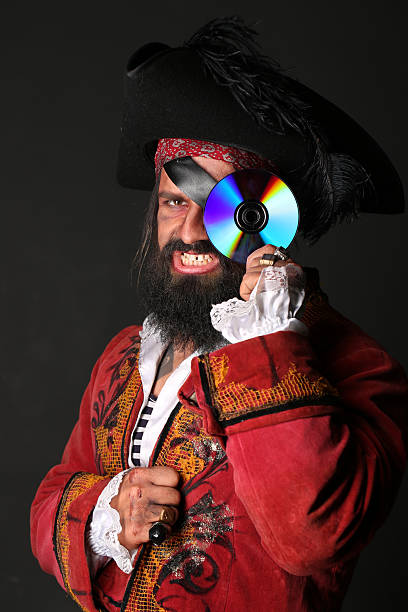 istock Portrait of handsome man in a pirate costume 500081174