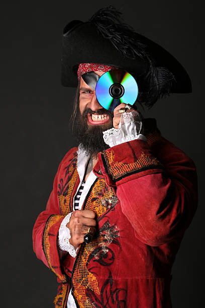 istock Portrait of handsome man in a pirate costume 500081210