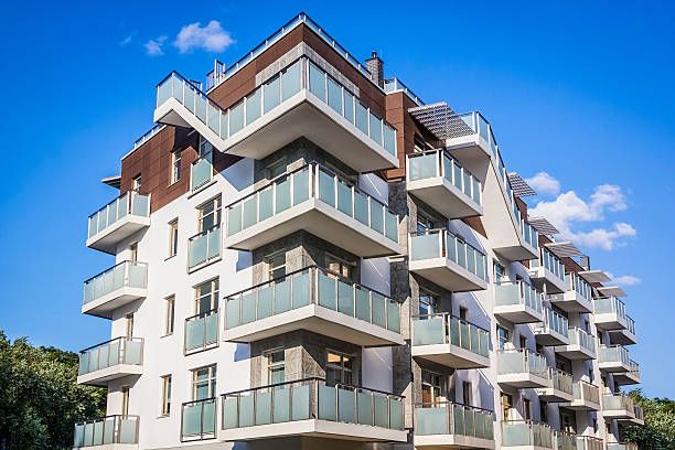 istock Modern of apartment building, Gdansk 500089354