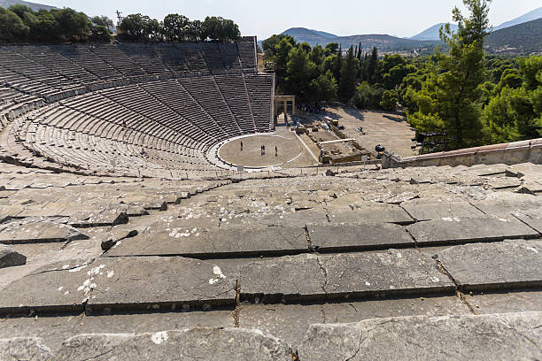istock The ancient amphitheatre of Epidaurus in Greece 500090826