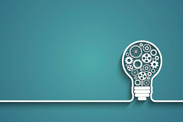 light bulb concept vector art illustration