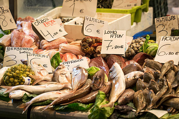 istock Fresh raw fish on the market 500093308
