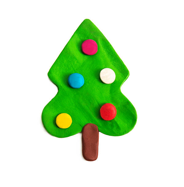 istock new year tree made of plasticine 500094306