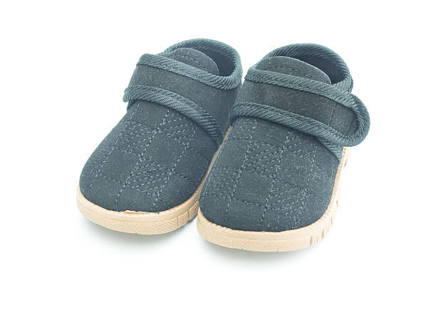 istock Baby shoes isolated on white background 500112196