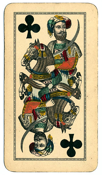 istock Cavalier of Clubs Tarot Austrian Taroch 1900 500117955