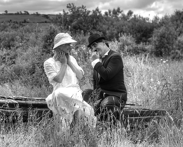 Charlie and his lady, proposing