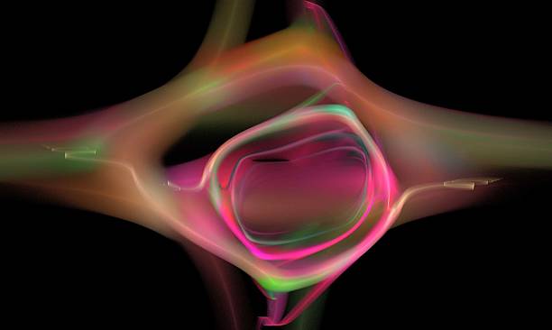 istock Digital Fractal on Black 500118135