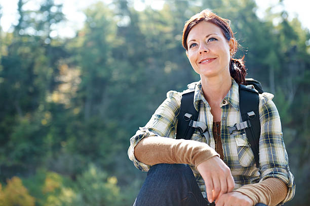 istock Walking in the woods makes you feel taller than trees 500119569