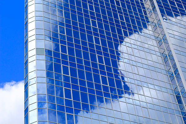 istock modern office building and sky 500119713