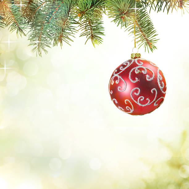 istock Christmas Ball on the Tree with Blurred Lights . 500119807