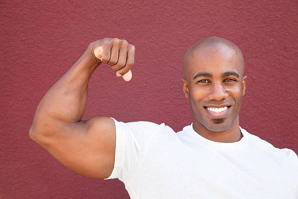 istock physically fit African American man 500120287