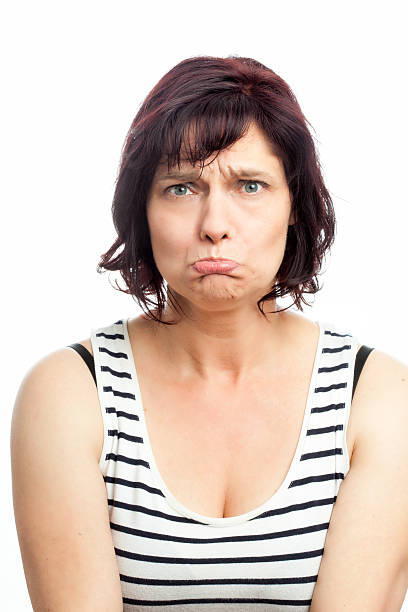 istock 43 Year Old Woman - Expressions - Pouting 500120901