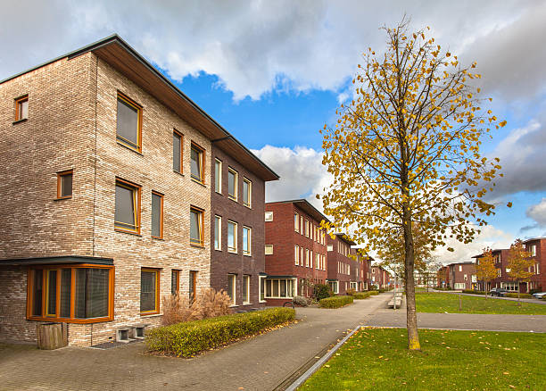 istock Large Middle Class Family Houses 500121307