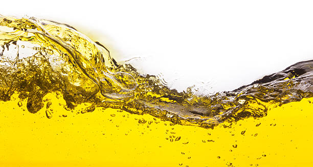 istock abstract image of a yellow liquid spilled. On a white background. 500123085